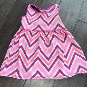 Healthtex girl zigzag multicolor racerback sleeveless dress